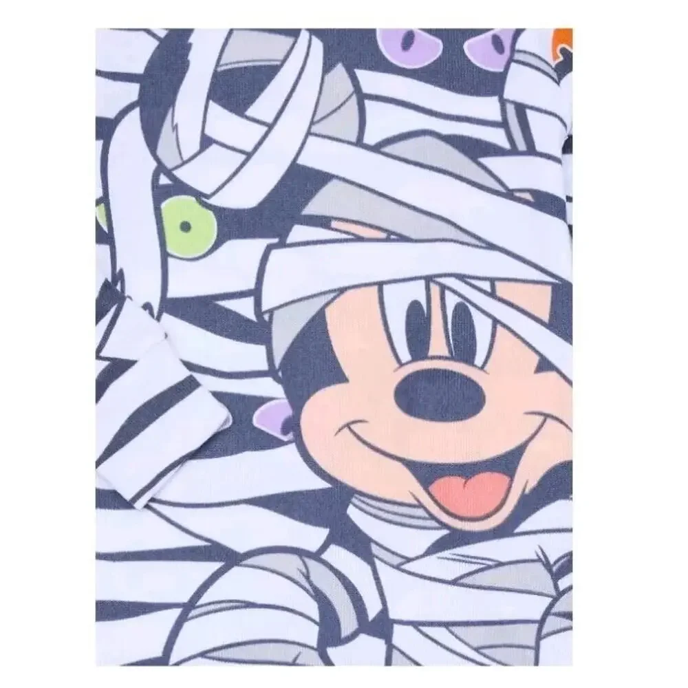 Mickey Mouse Halloween Glow In The Dark Pajamas, Long Sleeve, Size 12 Months